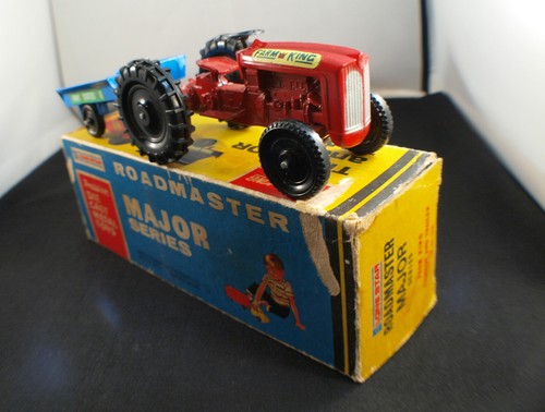 Lone Star GB Tractor Trailer Roadmaster Major Tractor RARE Farm Box Vintage - Picture 2 of 8