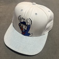 Donald Duck Hat Vintage Angry Cap Disney Store Snapback Acid wash Bill Made USA