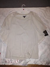 NWT I.N. Studio sheer bouse Size M Sheer with under top