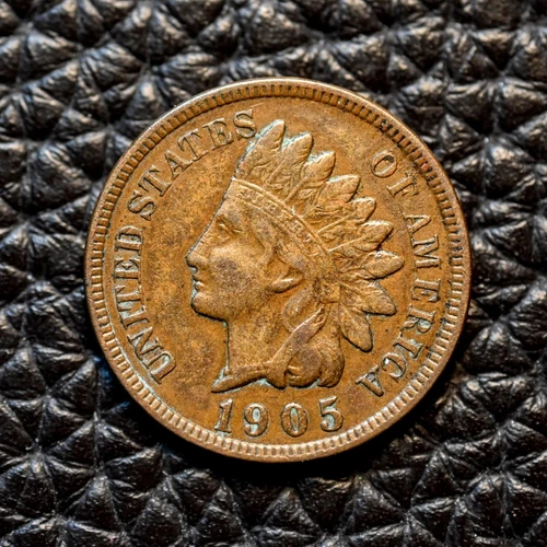 (ITM-6449) 1905 Indian Cent ~ AU Details ~ COMBINED SHIPPING!