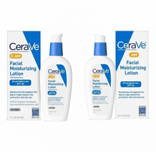 2x cerave facial moisturizing AM lotion broad spectrum spf 30 89ml NEW