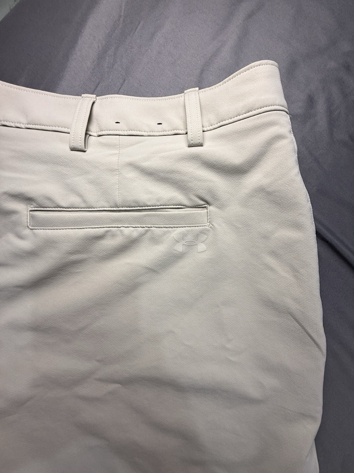 Under Armour Men's Khaki Tan Golf Pants Size 42x30 Stretch Style thumbnail 5