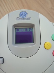 VMU - VISUAL MEMORY UNIT DREAMCAST SEGA HKT-7000 🌟 WITH NEW BATTERIES!