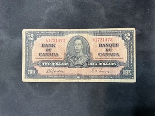 Canada 1937 2 Dollars Banknote ND90