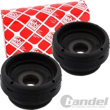 2 FEBI FEDERBEINLAGER DOMLAGER VORNE für RECHTS + LINKS AUDI 50 VW POLO 86 DERBY