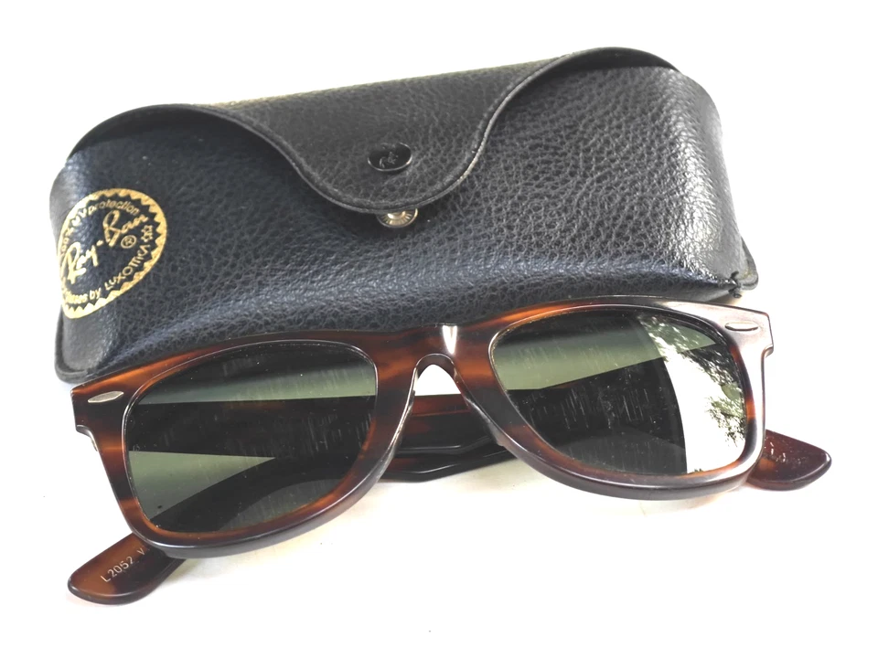 Ray Ban Wayfarer B&L 5022 vintage turtle brown bausch & Lomb Usa L2052 - Immagine 4 di 4