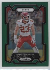 2023 Panini Prizm Green Prizm Drue Tranquill #156 0nr3
