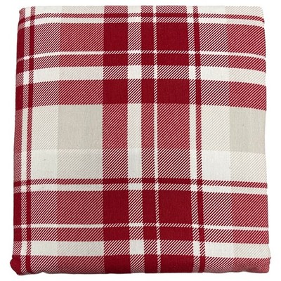 Cuddle Duds Flannel Sheet Set Red Plaid Full Bed Sheets, Bedding