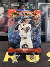 2026 Panini USA Stars & Stripes Eli Willits #25 Red Prizm Fireworks /199 NATS