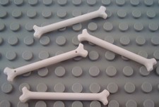 LEGO Lot of 4 White Long Animal Bone Pieces