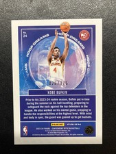 2023-24 Panini Contenders Optic Kobe Bufkin RC Hoop Dreams Red Ice 26/175