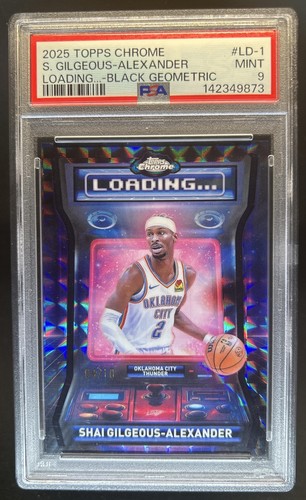 2025 Topps Chrome Shai Gilgeous-Alexander Base (PSA 9)