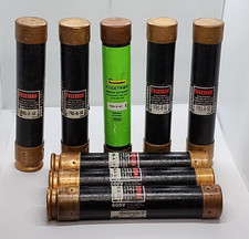 Lot of 8 - BUSSMANN FUSETRON FRS-R-50 TIME DELAY 50A, 600V Class RK5 Fuse MG4 