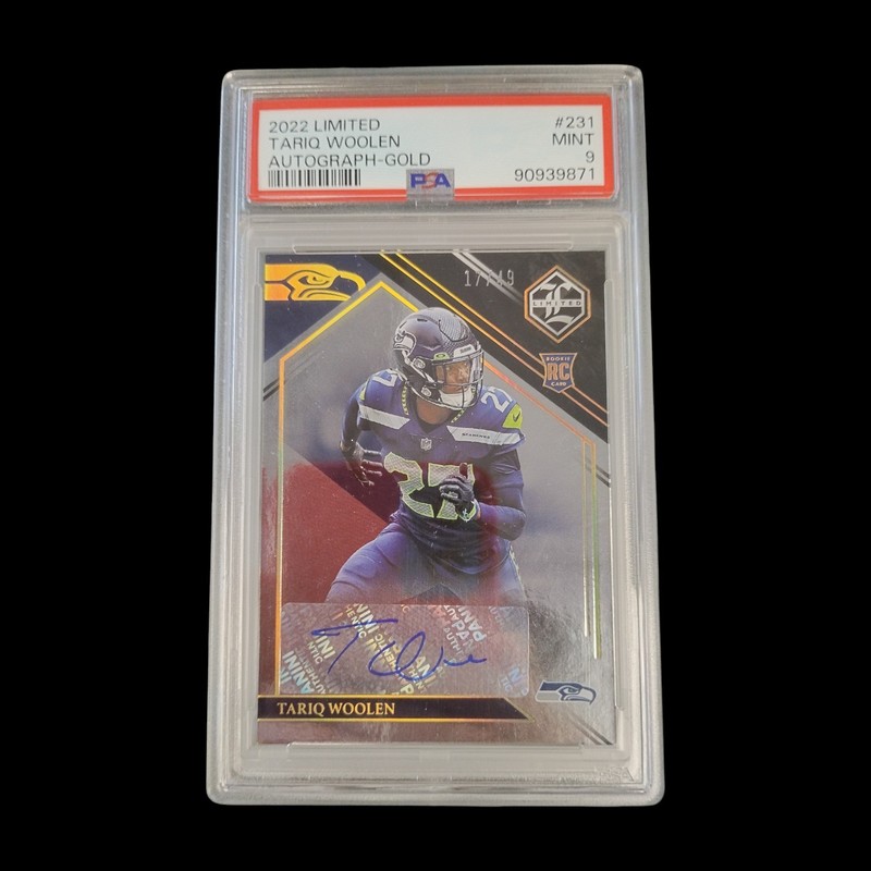 2022 Panini Limited Tariq Woolen Rookie Auto /49 PSA 9 Autograph