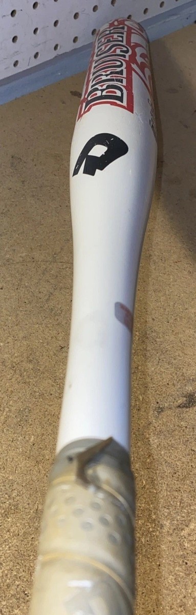 Batte Softball DeMarini Bruiser 34/28 Oz – Simple Paroi, Blanche, Adulte