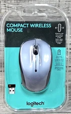 Logitech M185 Compact Wireless Mouse - Swift Grey, 910-002225 - Sealed/Free Ship