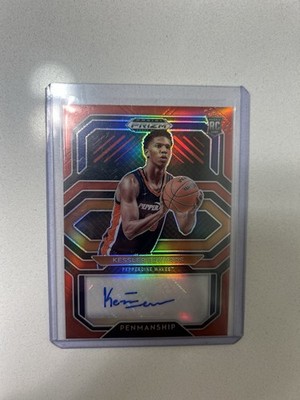 2021 Panini Prizm Draft Picks Kessler Edwards Scope Penmanship Rc Auto # d /88