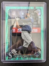 2025 Topps Chrome Update Josh Naylor Teal RayWave /299 USC62  Mariners 