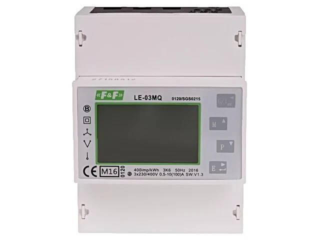 LE-03MQ Zähler digital,Montage für DIN-Schiene LCD Maximalstrom: 100A - Bild 1 von 1