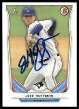 2014 Bowman JEFF HOFFMAN Signed Card autograph ROCKIES blue jays rc