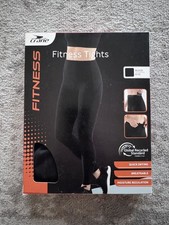 Women's Fitness Tights Black Size 8/10 Gym Running Leggings BNIB - Crane