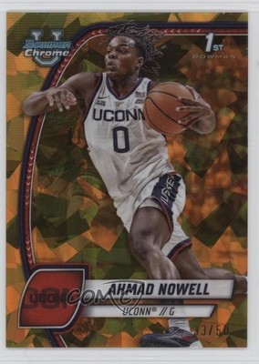 2024-25 Bowman U Chrome Sapphire Gold /50 Ahmad Nowell #2 0e6p