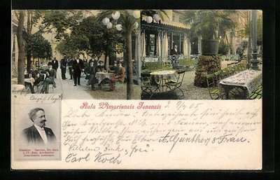 Jena, Aula Vimariensis Jenensis, Kämmer Carolus Dr. med, Ansichtskarte 1905 