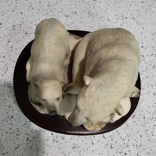 Colección Rubí DE COLECCIÓN - FIGURA ESCULTURA OSOS POLARES Mamá y Bebé Cachorro 5.5" - Imagen 10 de 18