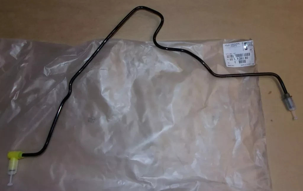 Tuyau de direction assistée Peugeot 208, 2008 et 301 - Durite hydraulique rigide noire 9812926880