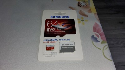 Original Samsung EVO PLUS SPEICHERKARTE mit SD Adapter 