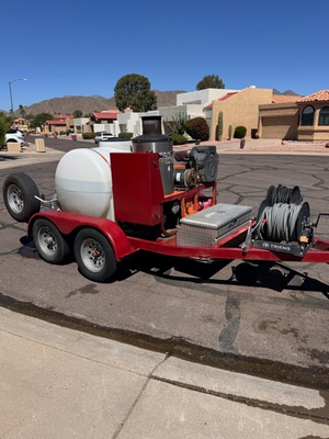#ad Hot water pressure washer on trailer. Magna Blast 443 $7950.00