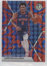 2019-20 Panini Mosaic Reactive Blue Prizm Langston Galloway #47 2k3