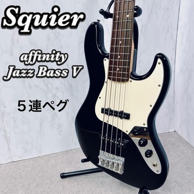 Squier Affinity Jazz Bass V 5 String Pegs Alder Safe delivery from Japan