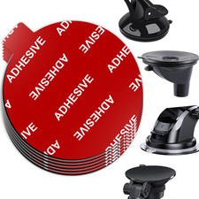 6 PCS Windshield Mount Adhesives for Suction Cup Mount, 80mm 3.15 inches Circle