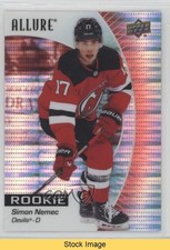 2023-24 Upper Deck Allure Rookies Red Rainbow Simon Nemec #123 Rookie RC READ