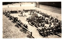 Vintage Postcard US Navy Smoke Harbor Recreation WWII Farragut Idaho Camp Life