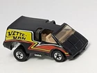 Vintage 1979 Hot Wheels Black Hi Rakers Corvette Vette Van Blackwall Hong Kong