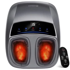 KINGJOY Foot Massager with Heat for Neuropathy, [2025 Upgraded], Deep Kneadin...