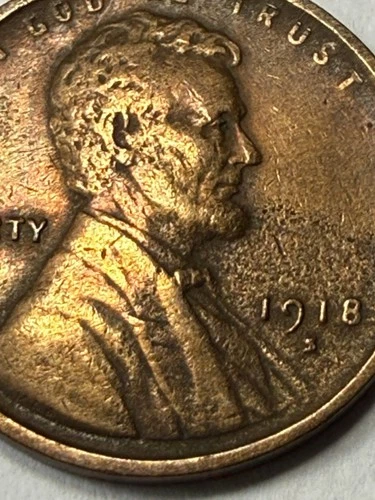 ** 1918-S LINCOLN CENT- XF DETAILS  (UPGRADE YOUR SET)  PRICED TO SELL 🔥**
