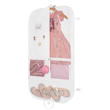 White Garment Bags for Dance Costumes 40 Inch Dance Costume Garment Bag for G...