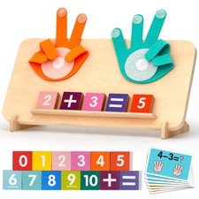 Preschool Learning Toys for Toddlers 2-4, Educational Math Manipulatives Numb...