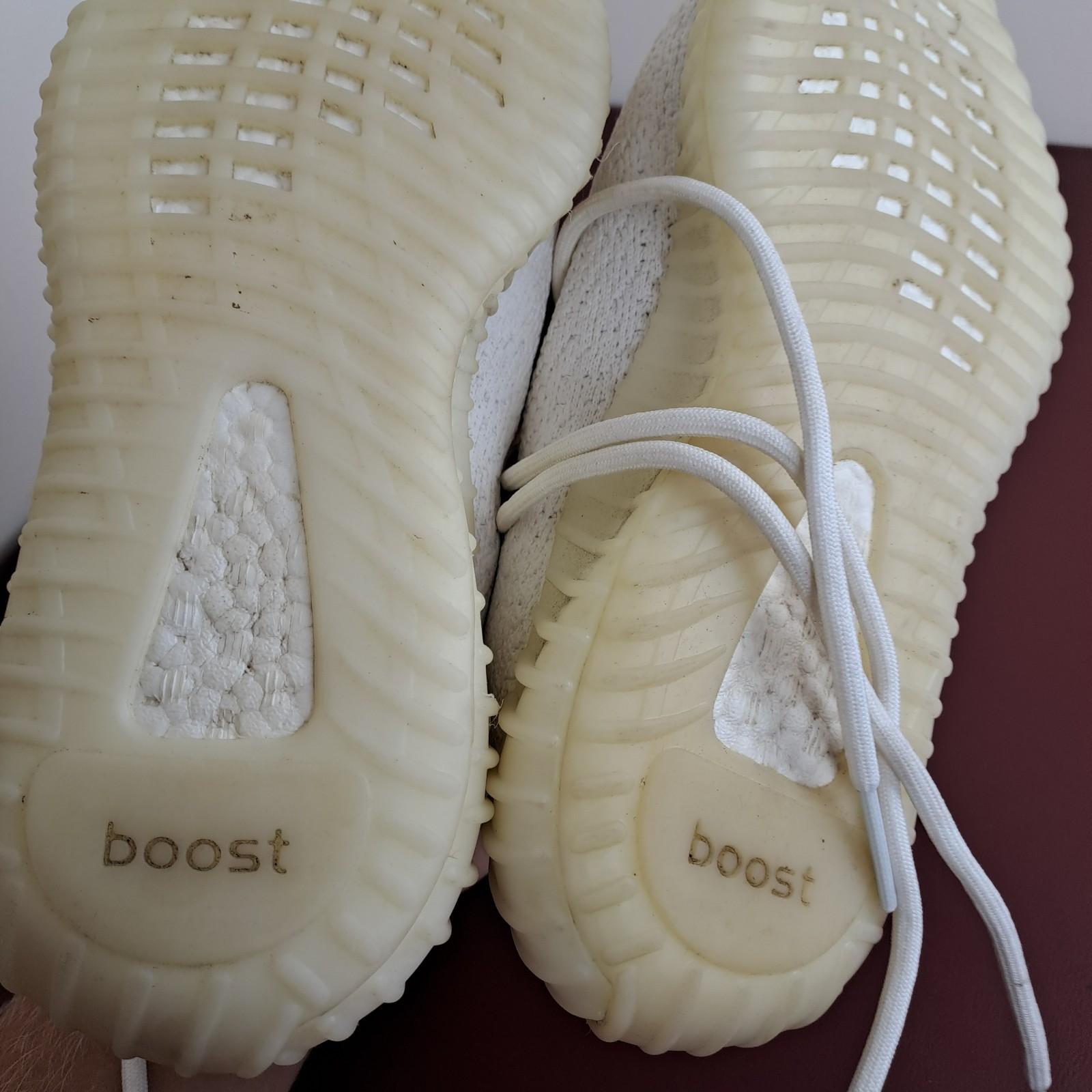 Adidas Yeezy Boost 350 V2 Running Shoes Mens Size 6.5 White Trainers Sneakers thumbnail 8