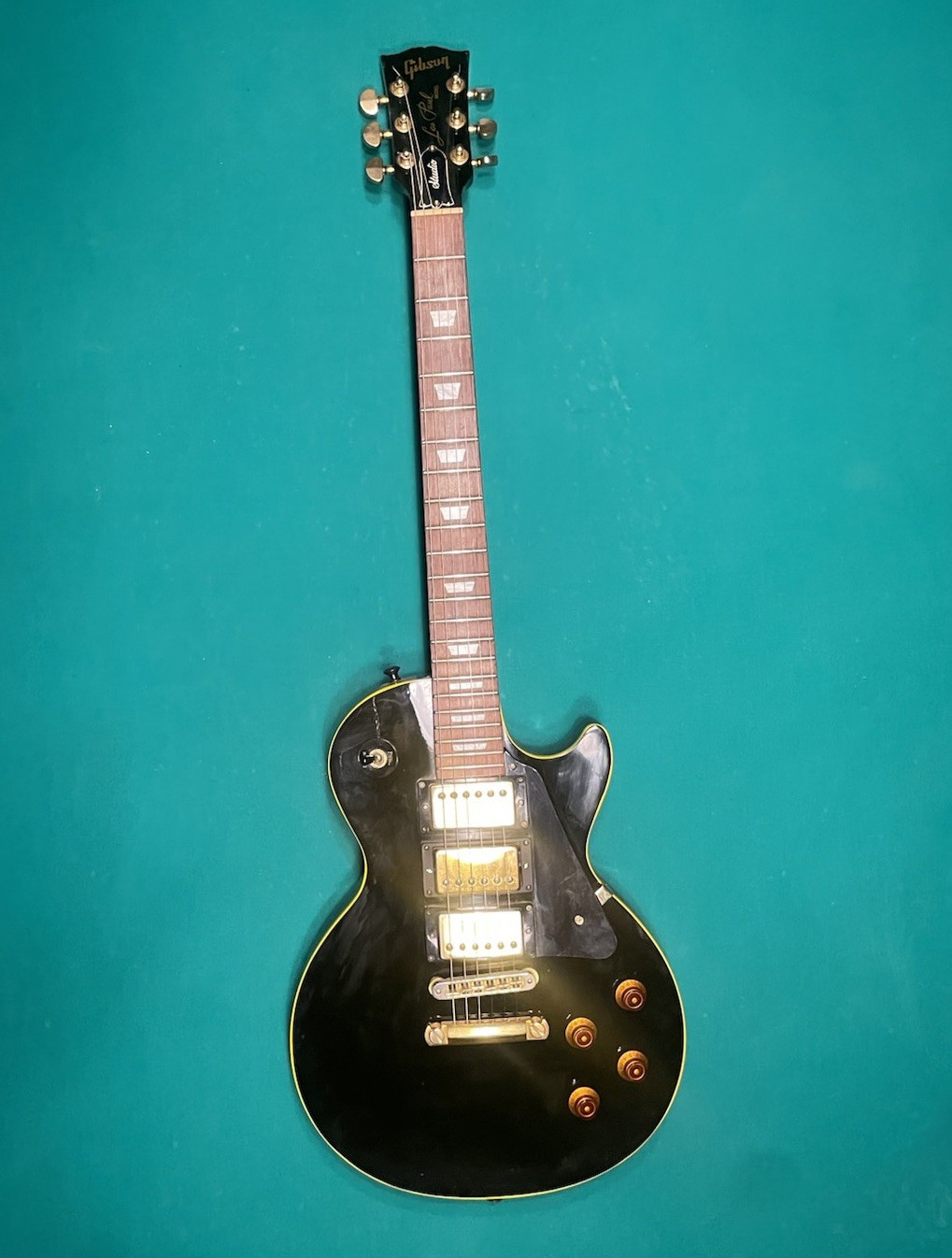 2000 Gibson Les Paul Studio Ebony 3 PICKUPS - REPAIRED w/ Gig Bag