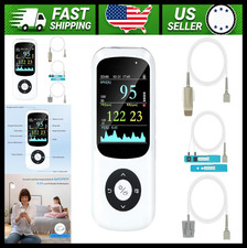Rechargeable Handheld Pulse Oximeter for Overnight SpO2 Respiration Monitoring