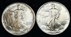 Lot Of 2 1990 American Silver Eagles .999 Fine Coins 2 Oz Total, No Reserve #822