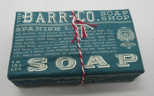 Barr-Co. saponetta al lime spagnolo 6 oz nuova sigillata naturale fatta a mano USA