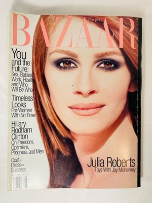 Vintage 1995 Harpers Bazaar Fashion Magazine September Issue Very Rare