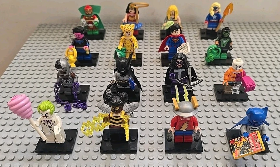 LEGO 71026: DC Super Heroes Series Minifigures COMPLETE SET of 16 CMF Case Fresh - Image 2 of 2