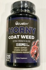Horny Goat Weed w/ Maca Ginseng L-Arginine 1364mg Premium Sexual Enhancer 120ct