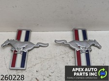 Oem 2007 Ford Mustang 4.0l Fender Emblem Badge Decal Logo 2 Pc